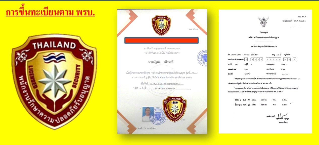 หลักสูตรฝึกอบรมพนักงานรักษาความปลอดภัย GSI